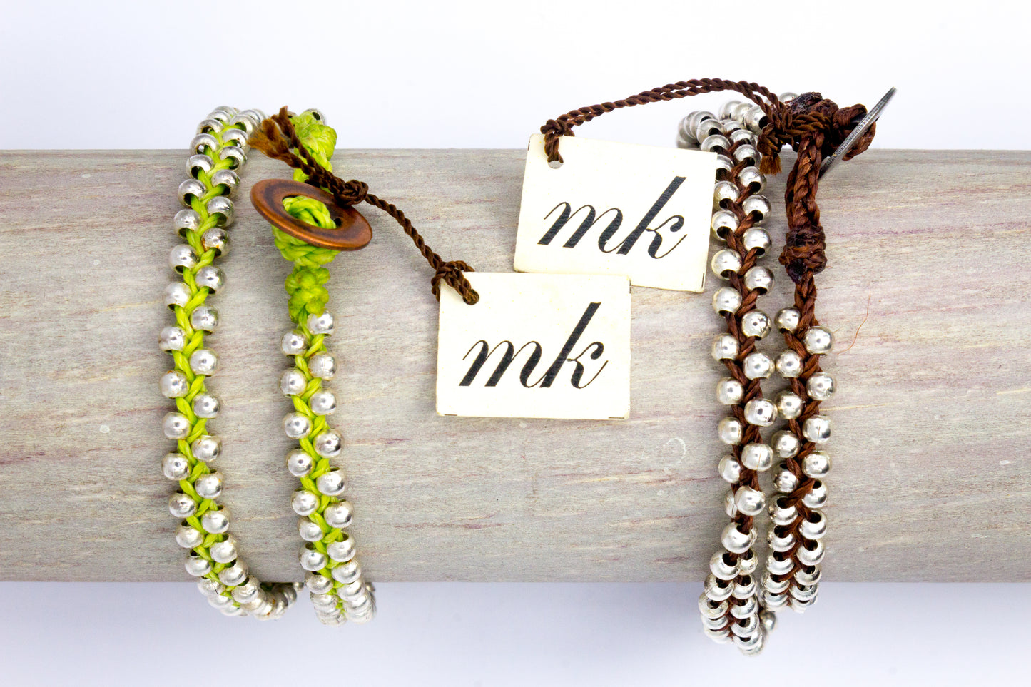 Pulsera doble Tejida