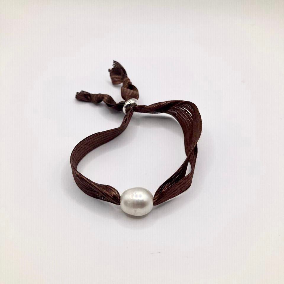 Pulsera Perla con Seda Poliéster