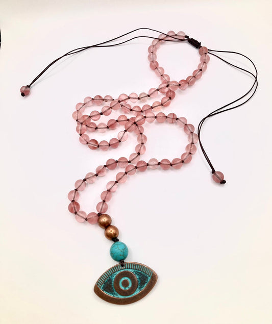 Collar Ojo Cherry