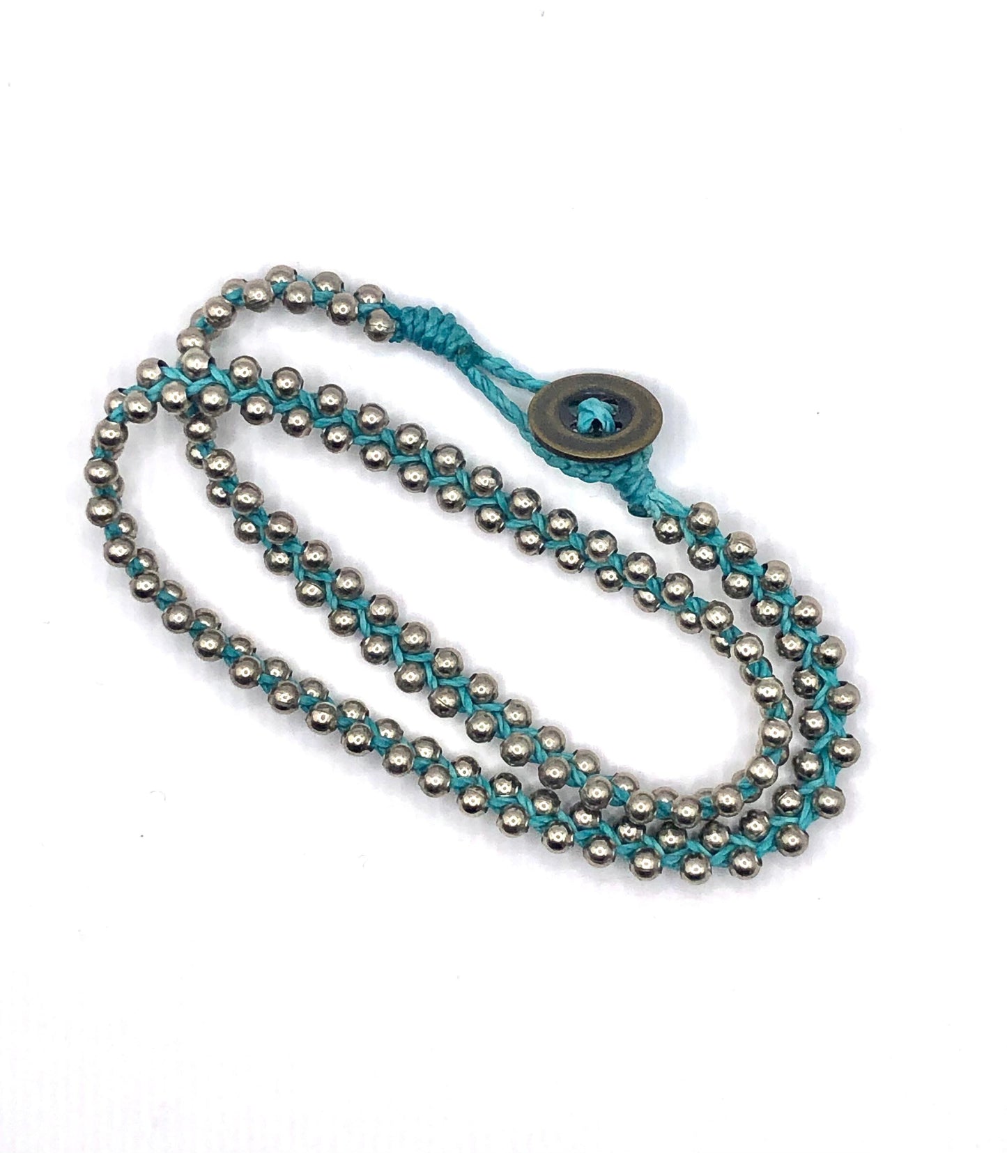 Pulsera doble Tejida