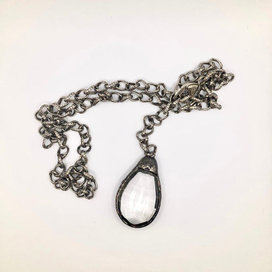 Cadena con Mega Dije de Cristal